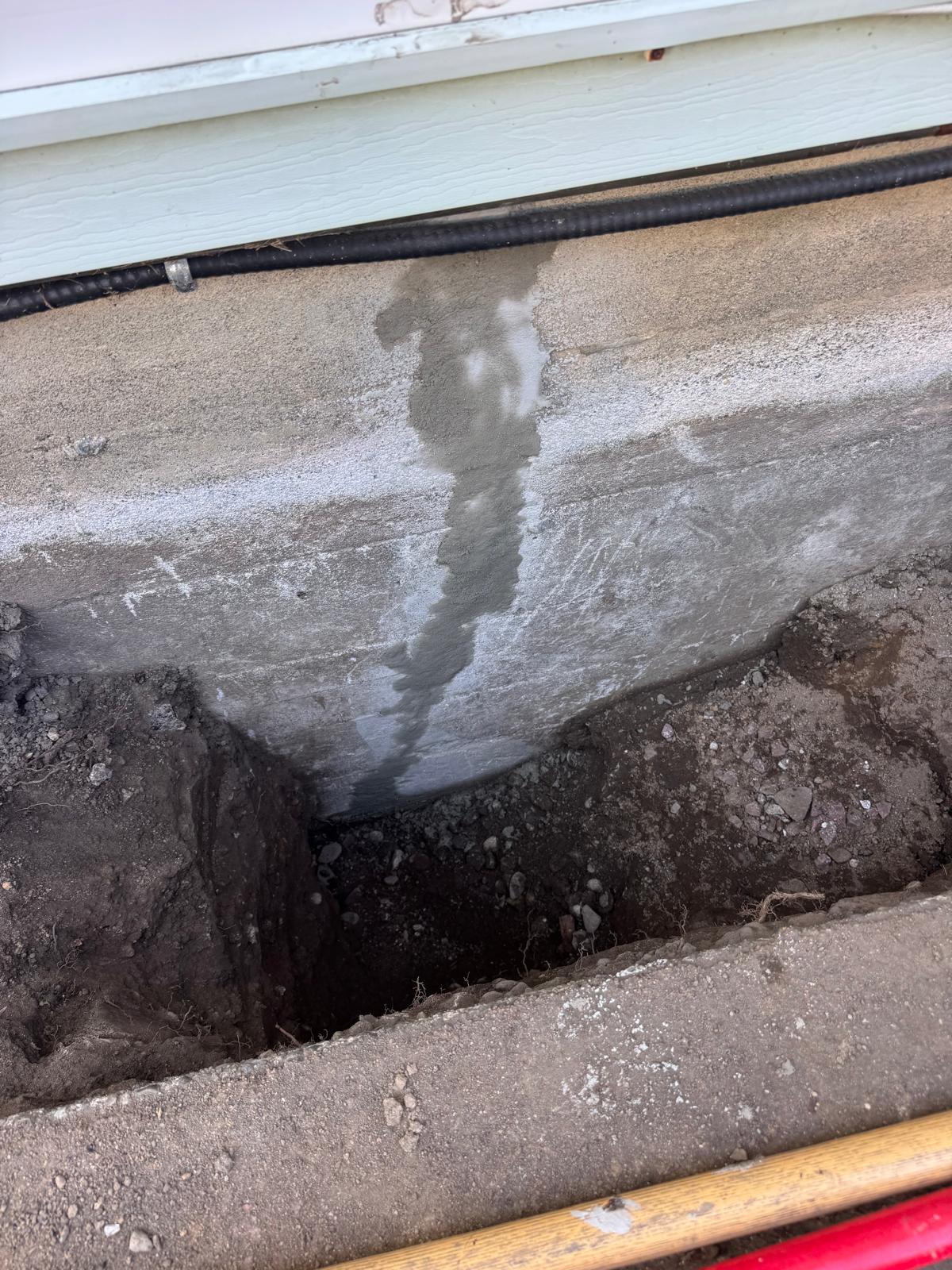 Foundation repair project completion